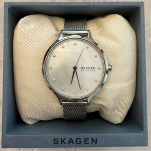 Skagen Anita Mother-of-Pearl Women’s Watch Stainless Steel